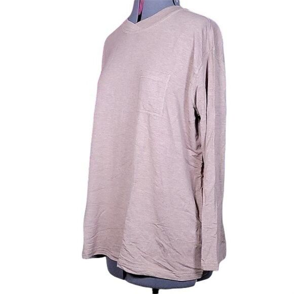 NWOT Isaac Mizrahi Live! SOHO French Terry Relaxed Knit Top Sz S - Picture 2 of 12